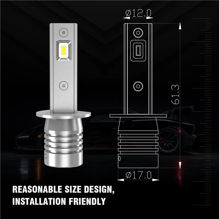 V10P LED Headlight Bulb 15w 4000lm Mini Size Better Than Original Halogen Bulb